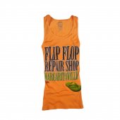 Ladies Flip Flop Repair Shop Vintage Tank Top